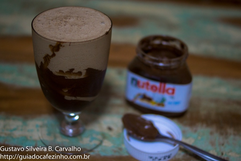 Café Gelado com Nutella